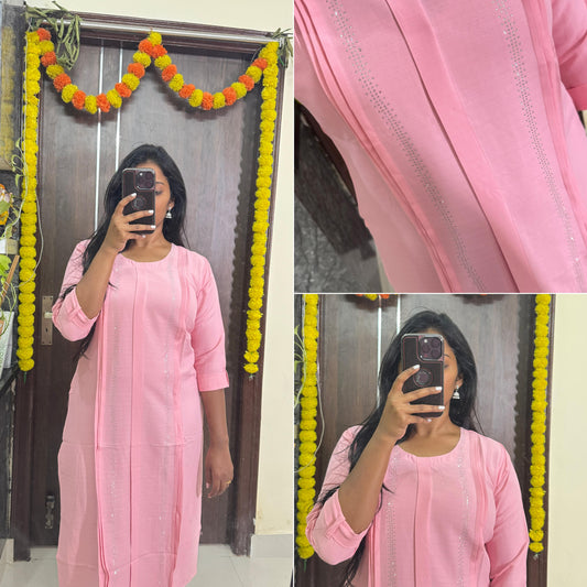 Baby Pink Poly by Viscose