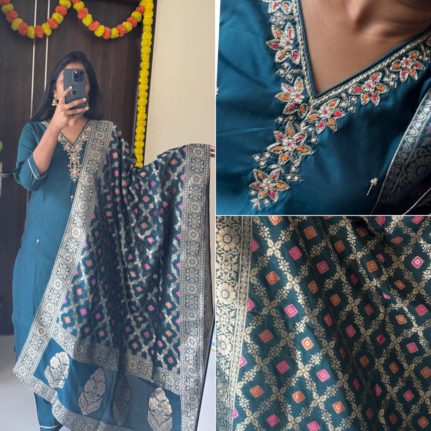 Traditional Embroidered Salwar Kameez