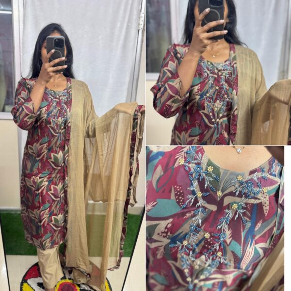 Romansilk Handwork with Nazima Dupatta