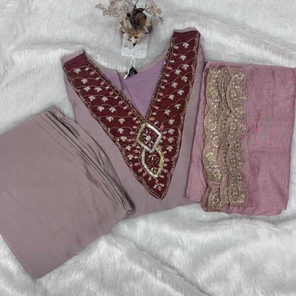Traditional Embroidered Kurta Set