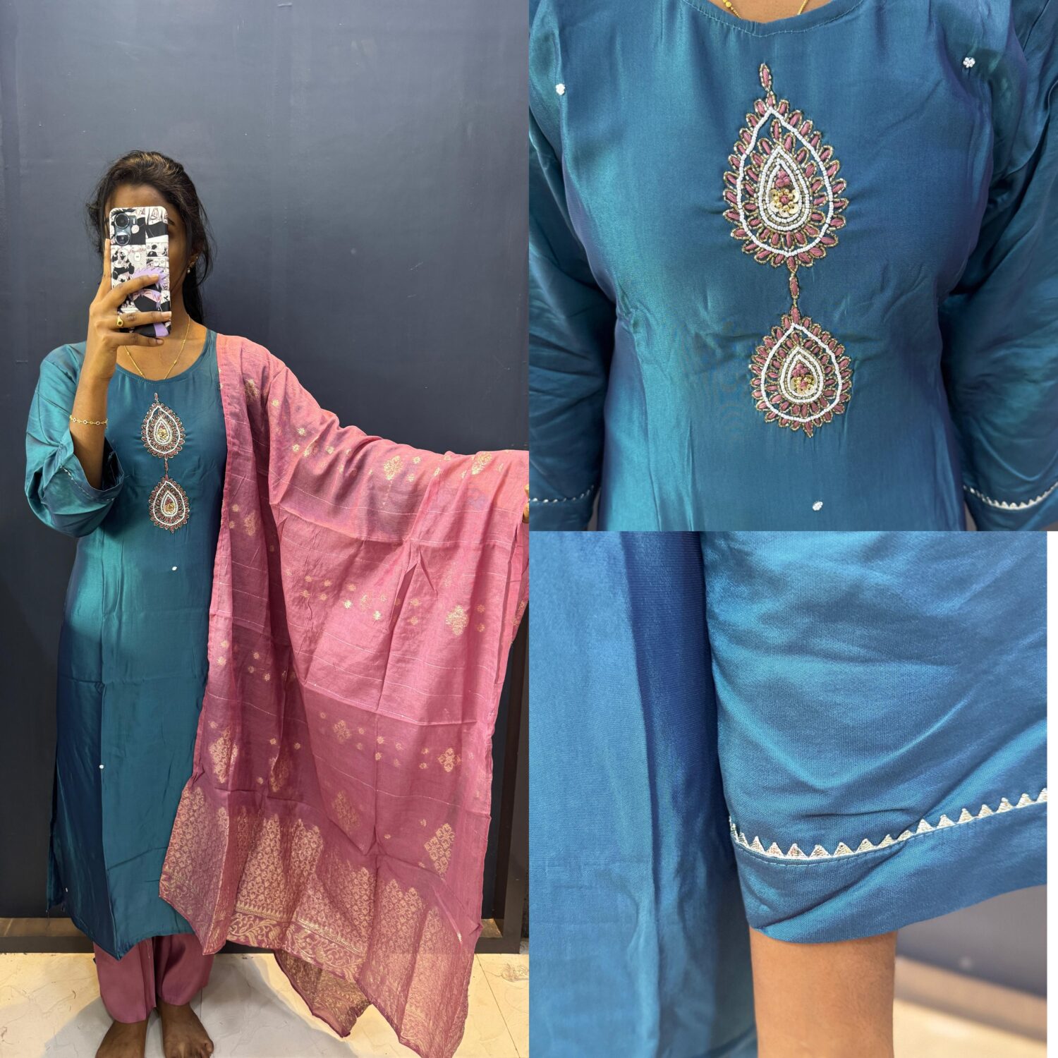 Rangeela with Contrast Dupatta Kurta Set