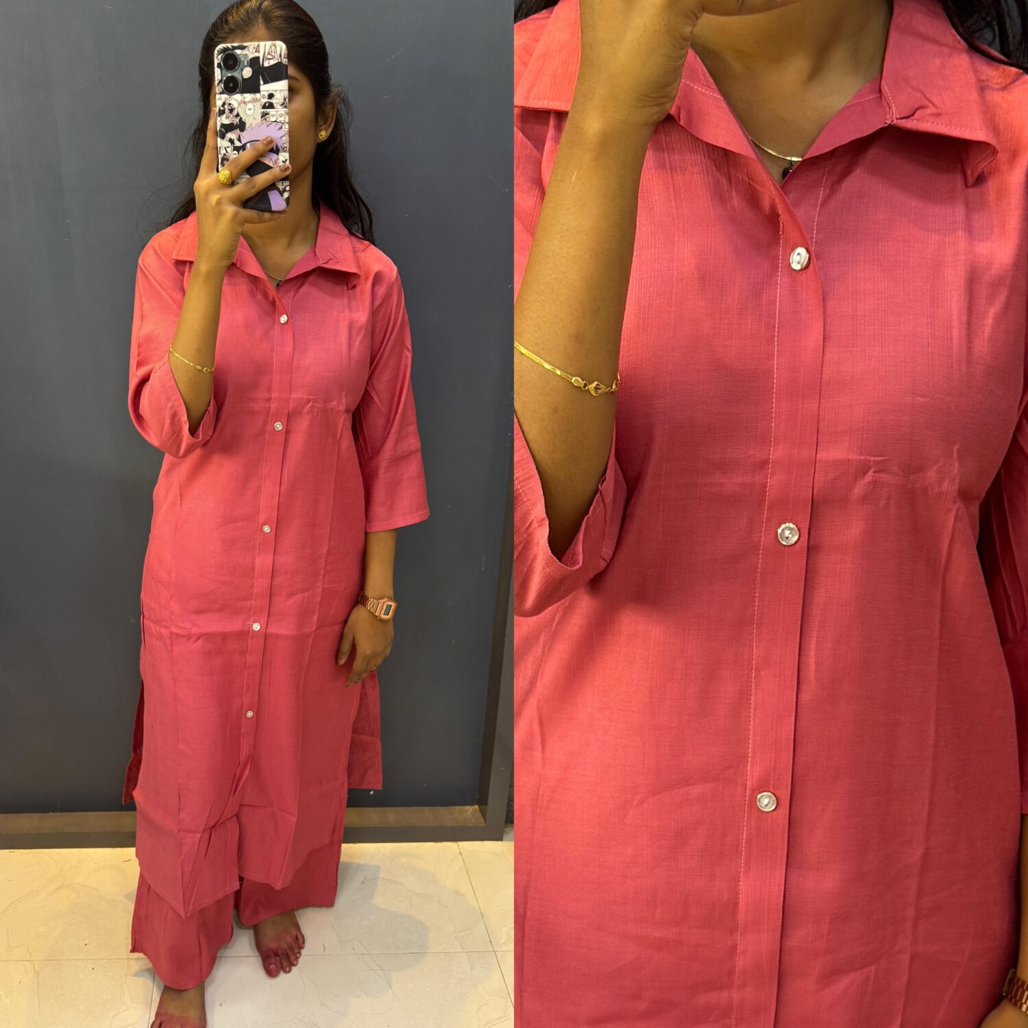 Coral Vetican 2pc Kurta Set