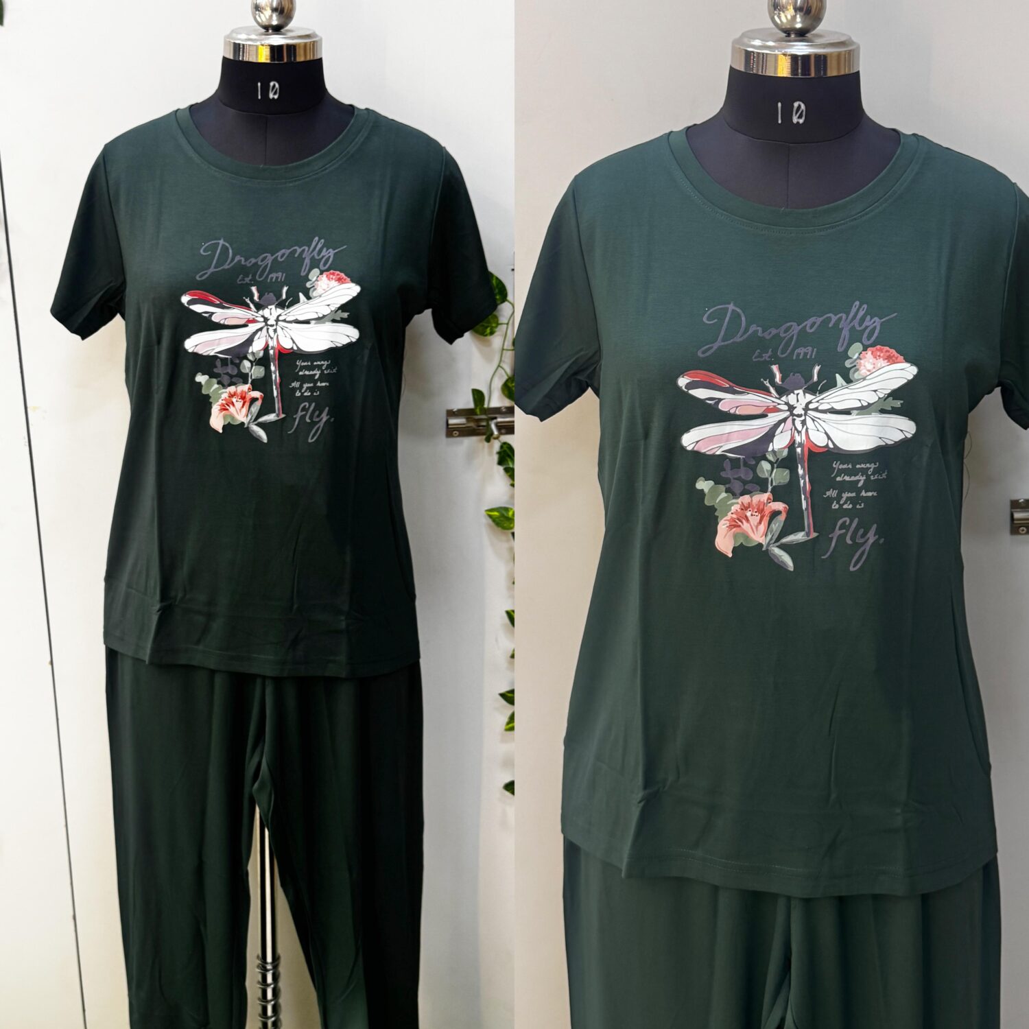 Dark Green Tencel – Nightwear