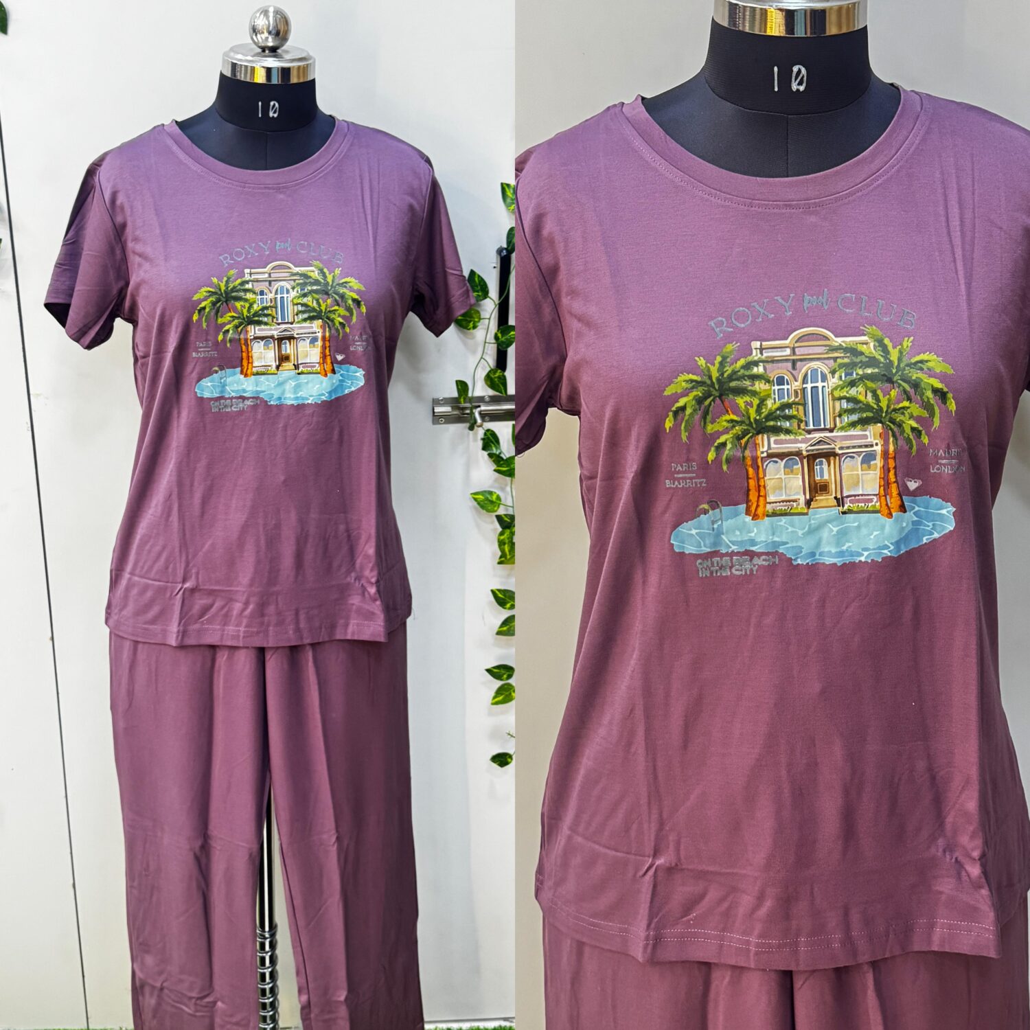 Violet Tencel Fabric – Nightwear